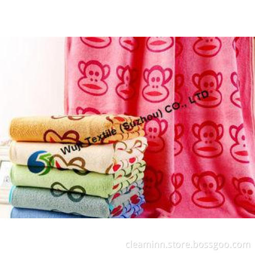 Microfiber Paul Frank Cartoon Beach Towels Red Yellow Green
